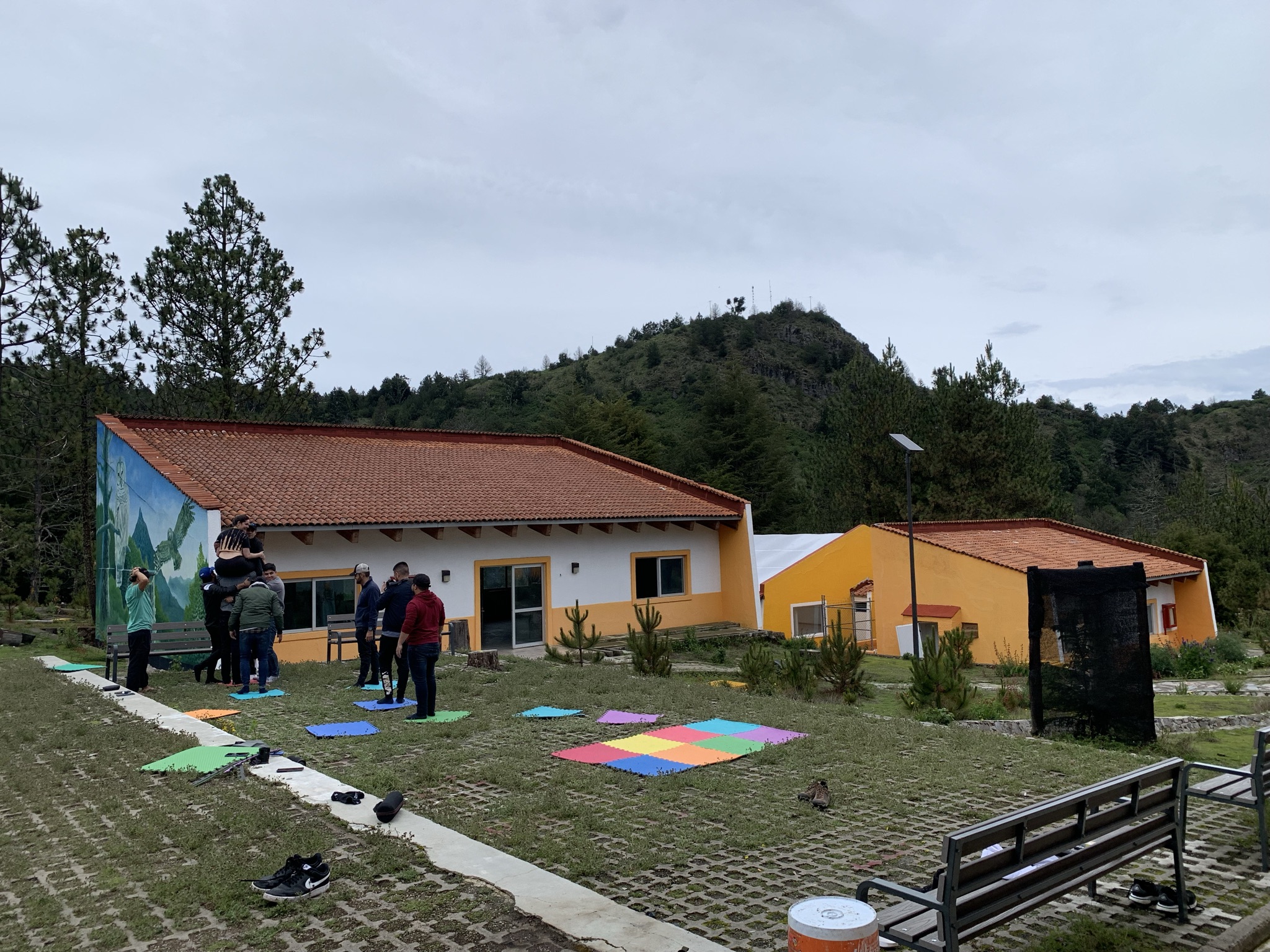 Áreas amplias para dinámicas de grupos.